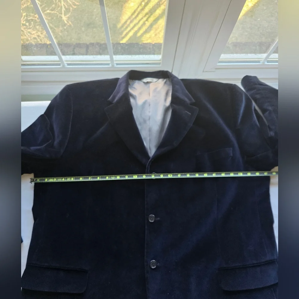 Classic‎ Midnight Blue Velvet Men's Feastive Old Money Elegant Blazer